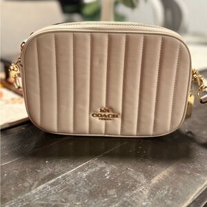 Coach Cream Quilted Women's Bag